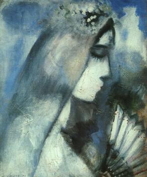 Marc Chagall : Bride with a Fan